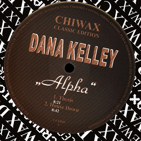 Dana Kelley - Alpha Colored Vinyl Edition