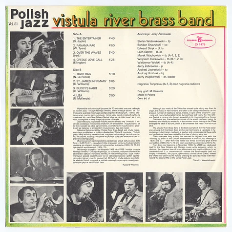 Vistula River Brass Band, VISTULA RIVER BRASS BAND - Entertainer -   Music