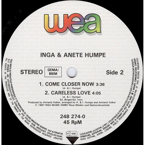 Humpe Humpe - Careless Love (Extended Version)