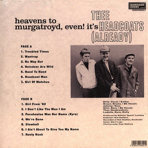Thee Headcoats - Heavens To Murgatroyd, Even! It's Thee Headcoats