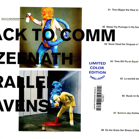 Black To Comm - At Zeenath Parallel Heavens Turquoise Vinyl Edition