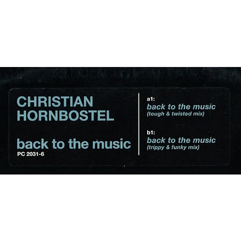 Christian Hornbostel - Back To The Music