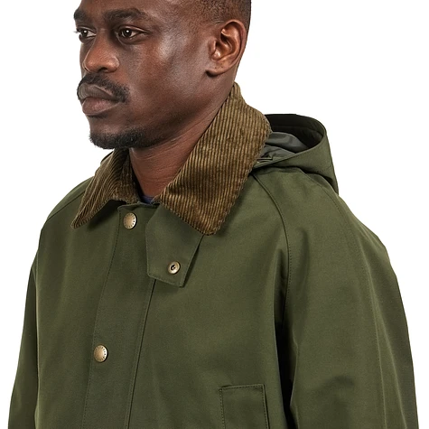 Waterproof Jacket Bedale Hood Barbour White Label Slim Bedale