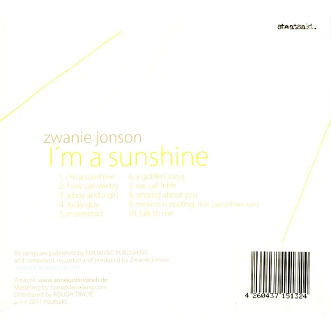 Zwanie Jonson - I'm A Sunshine