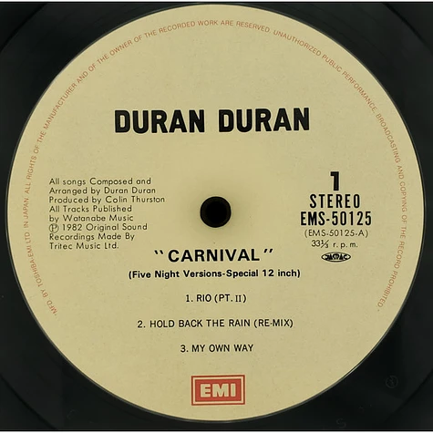 Duran Duran - Carnival