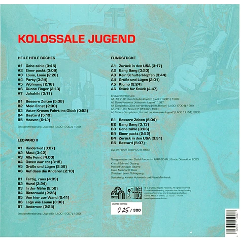 Kolossale Jugend - Kolossale Jugend Limited Boxset