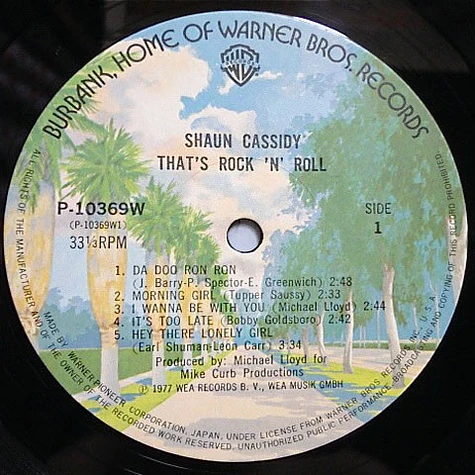 Shaun Cassidy - That's Rock 'N' Roll