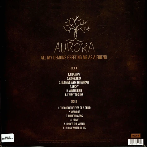 Aurora - All My Demons Greeting Me As A Friend Beige Vinyl Edition