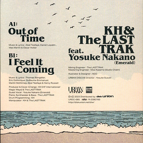 Kh & The Lasttrak - Out Of Time / I Feel It Coming Feat. Yosuke Nakano