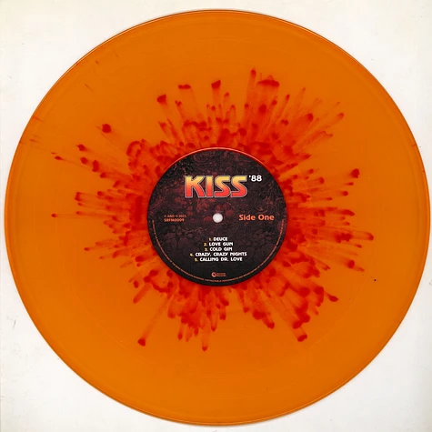 Kiss - Live At The Ritz. New York 1988 Orange / Red Splatter Vinyl Edition