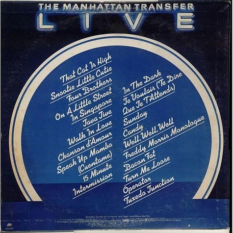 The Manhattan Transfer - Live