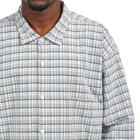 nanamica - Cotton Silk Euro Check Shirt