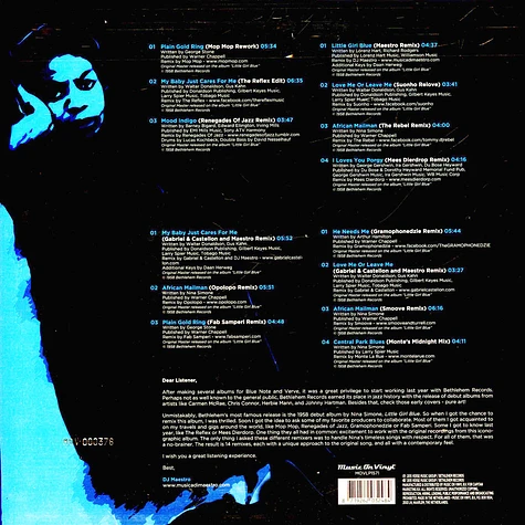 Nina Simone & DJ Maestro - Little Girl Blue Vinyl Edition Remixed