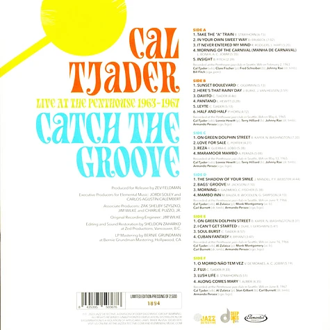 Cal Tjader - Catch The Groove Live At The Penthouse Black Friday Record Store Day 2023 Vinyl Edition