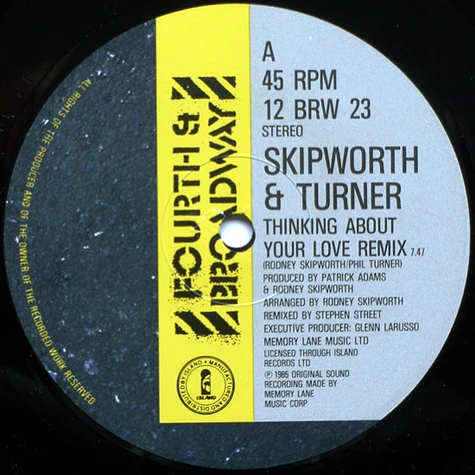 Skipworth & Turner - Thinking About Your Love