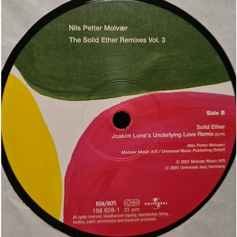 Nils Petter Molvær - The Solid Ether Remixes Vol. 3