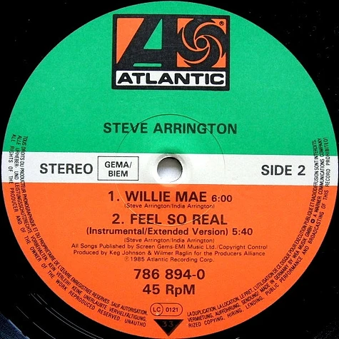 Steve Arrington - Feel So Real