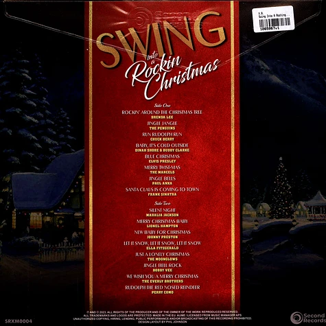 V.A. - Swing Into A Rocking Christmas Black Vinyl Edition