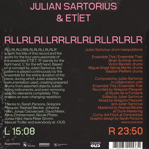 Julian Sartorius & Ensemble This | Ensemble That - Rllrlrllrrlrlrlrllrlrlr