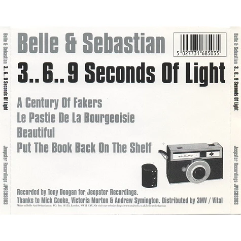Belle & Sebastian - 3.. 6.. 9 Seconds Of Light
