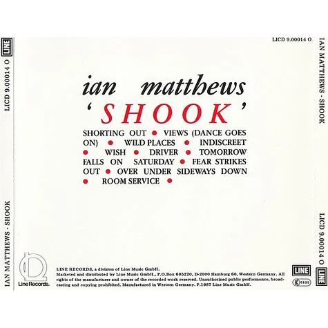 Iain Matthews - Shook