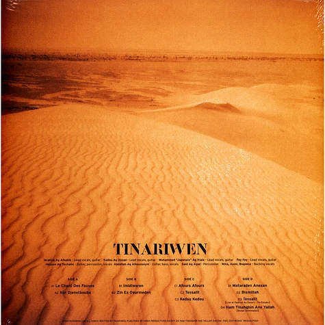 Tinariwen - The Radio Tisdas Sessions White Vinyl Edition