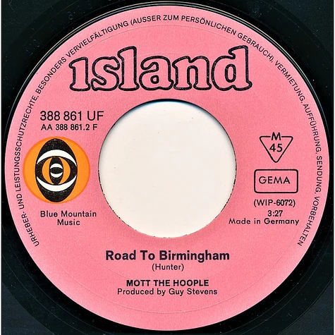 Mott The Hoople - Rock And Roll Queen / Road To Birmingham