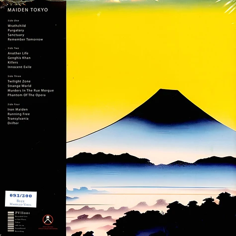Iron Maiden - Maiden Tokyo Blue Marbled Vinyl Edition