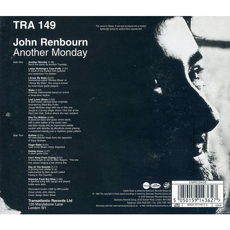 John Renbourn - Another Monday