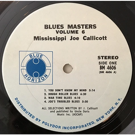 Joe Callicott - Blues Masters