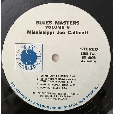 Joe Callicott - Blues Masters