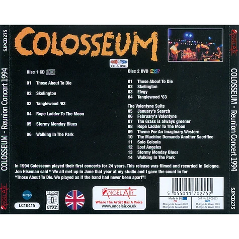 Colosseum - Reunion Concert Cologne 1994
