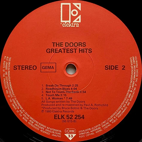 The Doors - Greatest Hits