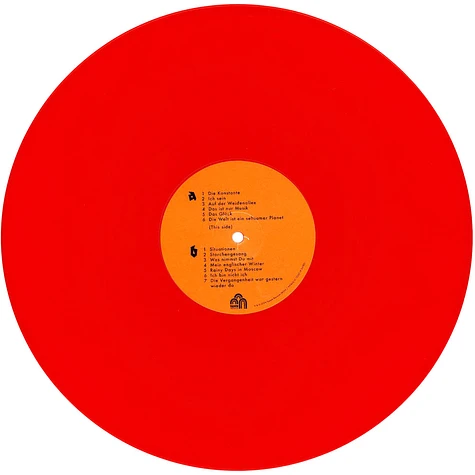 Andreas Dorau - Im Gebüsch Limited 2LP HHV Exclusive Red Vinyl Edition