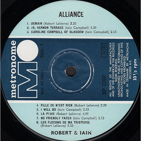 Robert And Iain - Alliance