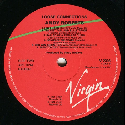 Andy Roberts - Loose Connections - Not Exactly A Love Story