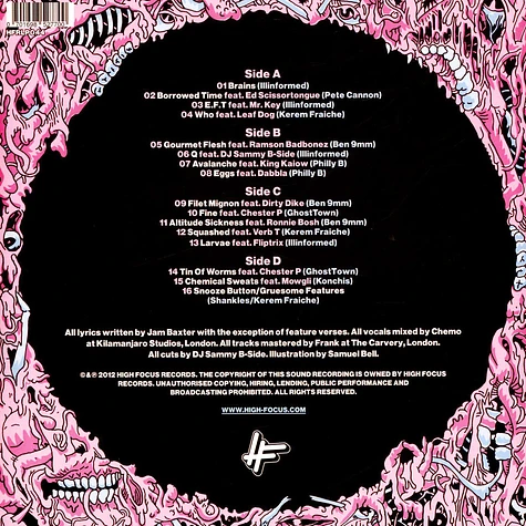 Jam Baxter - The Gruesome Features Pink Vinyl Edition