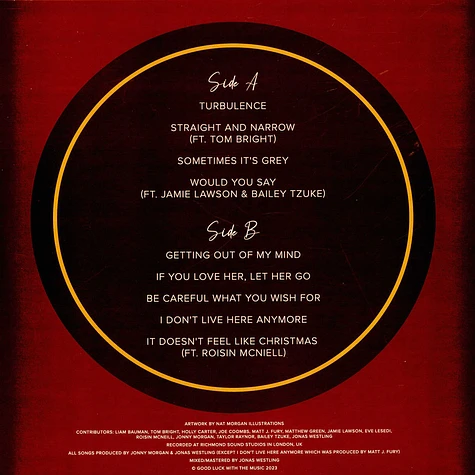 Jonny Morgan - Good Luck With The Music White Vinyl Edition