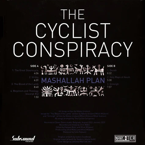 The Cyclist Conspiracy - Mashallah Plan Black Vinyl Edition