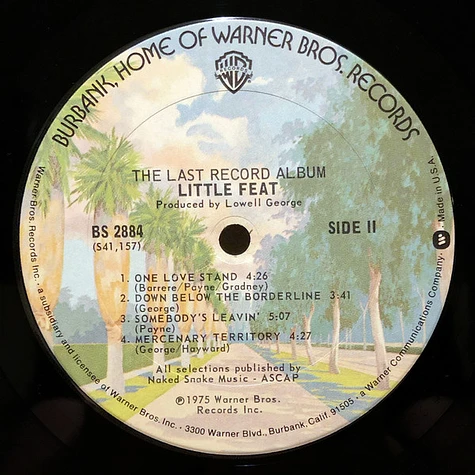 Little Feat - The Last Record Album