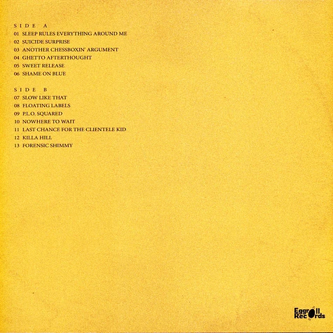 Wugazi - 13 Chambers Yellow & Black Vinyl Edition