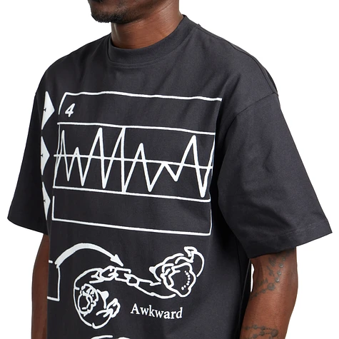 The Trilogy Tapes - TTT Awkward Graph T-Shirt (Black) | HHV
