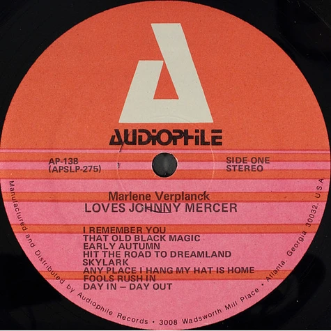 Marlene VerPlanck - Marlene VerPlanck Loves Johnny Mercer