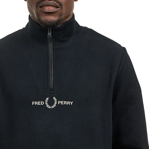 Fred Perry - Raised Graphic Half Zip Sweats