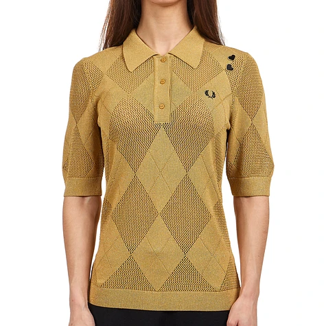 Fred Perry x Amy Winehouse Foundation - Argyle Knitted Shirt