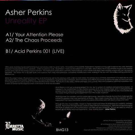 Asher Perkins - Unreality EP