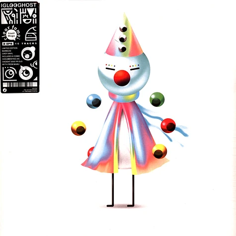 Iglooghost - Clear Tamei / Steel Mogu Grey-Marbled Vinyl Edition