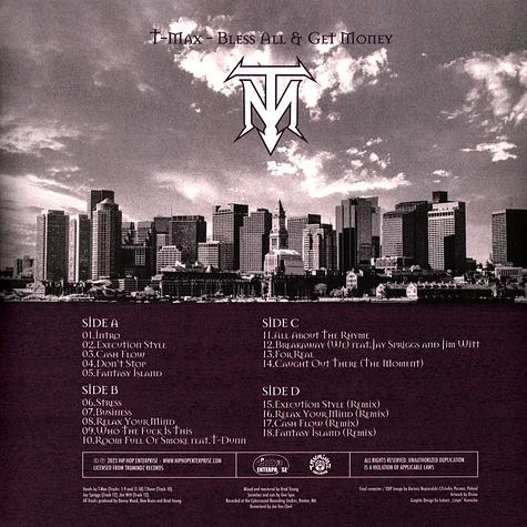 T-Max - Bless All & Get Money - Vinyl 2LP - 2023 - EU - Original | HHV