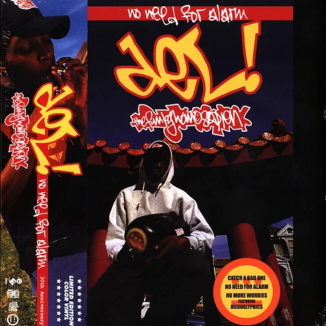 Del The Funky Homosapien - No Need For Alarm Yellow Highlighter & Tangerine Swirl Vinyl Edition