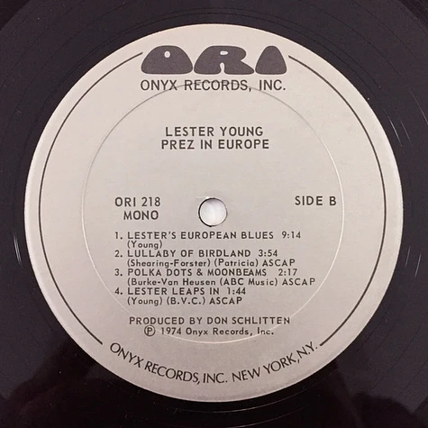 Lester Young - Prez In Europe